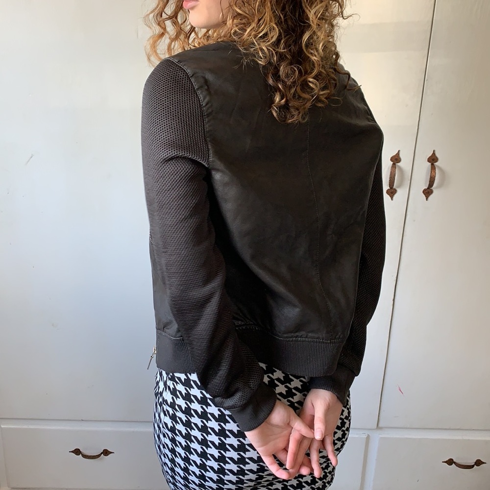 Faux leather jacket - Picture 5 of 8